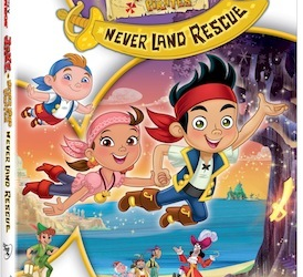 Never Land Rescue on DVD from Jake and the Never Land Pirates