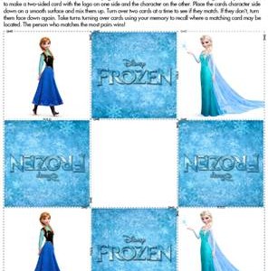 Frozen Activity Sheets image